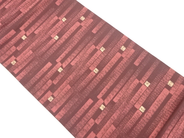 変わり横段模様織出し袋帯